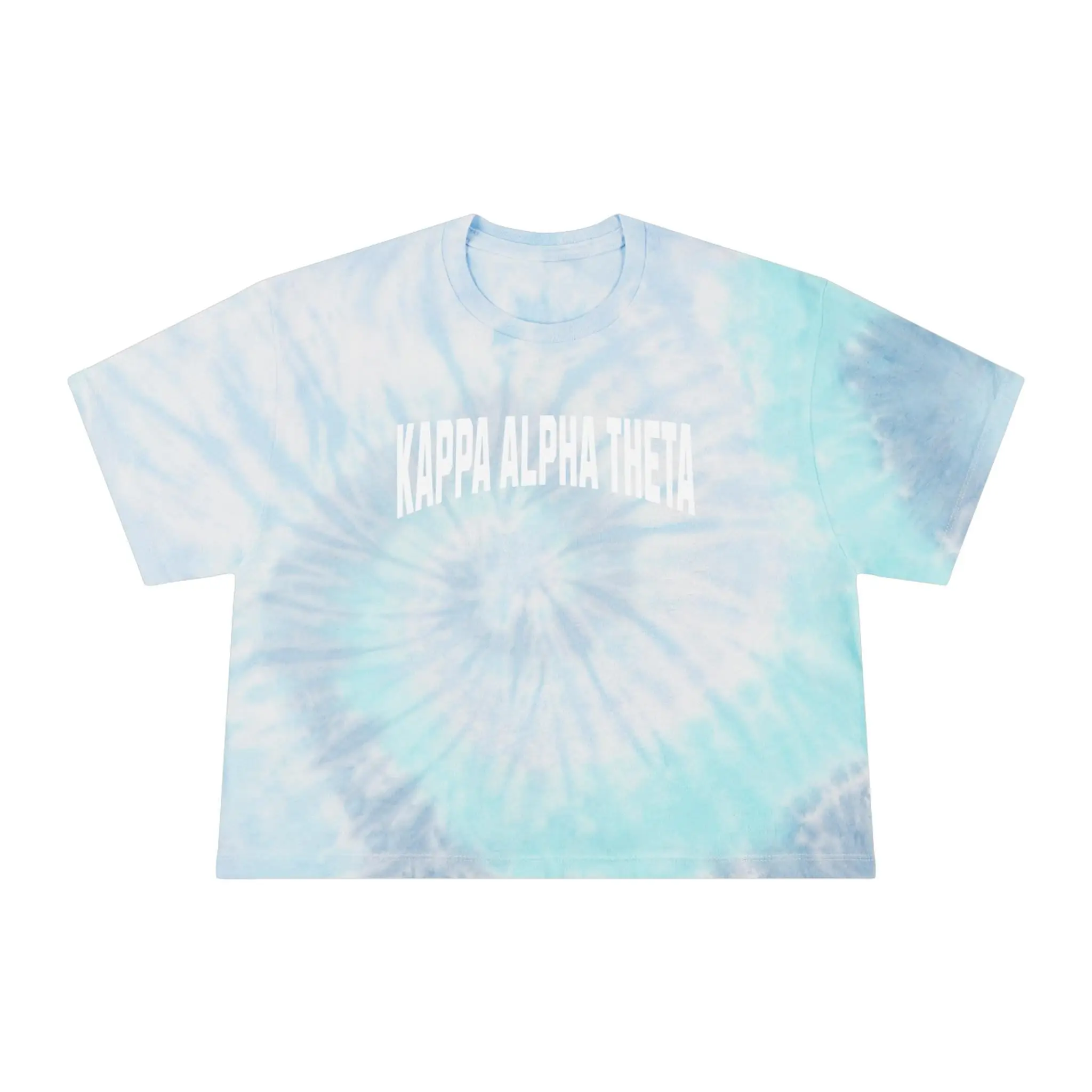 Kappa Alpha Theta Tie Dye Crop Top