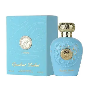 Lattafa Opulent Dubai U EDP 3.4 oz - Luxurious Unisex Fragrance with Fruity Sweetness & Creamy Florals for Men and Women Regular Edition Fruitiness