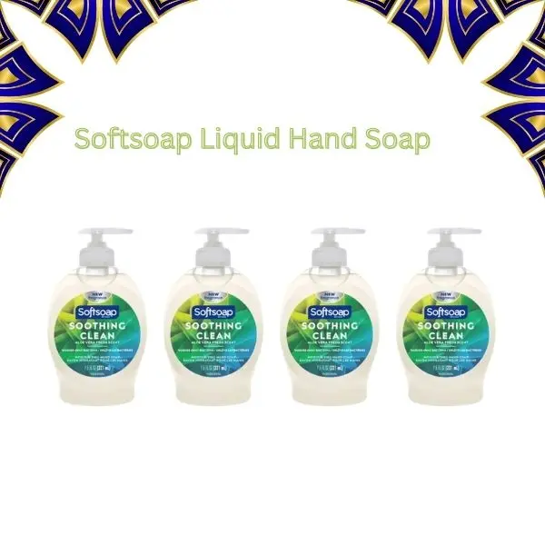Softsoap Moisturizing Liquid Hand Soap with Aloe - 7.5 oz Multi-Pack of 4, Gentle Moisturizer Cleanser, Family-Size Bulk for Kitchen & Bathroom Essentials (USA)