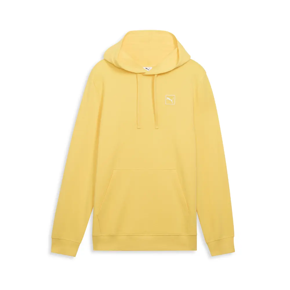 PUMA Mens Essentials Elevated Hoodie Casual Outerwear Casual - Yellow PUMA Mens Essentials Elevated Hoodie Casual Outerwear Casual - Yellow