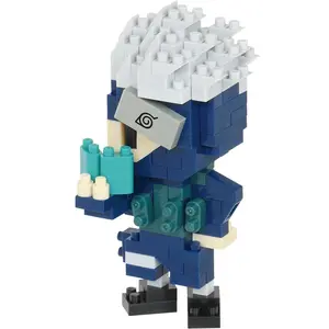 Naruto Shippuden Kakashi Hatake Nanoblock Constructible Figure Anime Building Ninja
