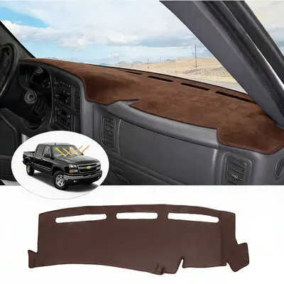 Premium Carpet Dash Cover Mat For 2000-2006 Chevy Silverado – Charcoal