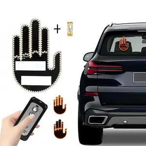 Finger Light Gesture LED Hand Sign with RemoteGlowgesture for Car Truck Emotional Tool Ideal GiftedAccessories