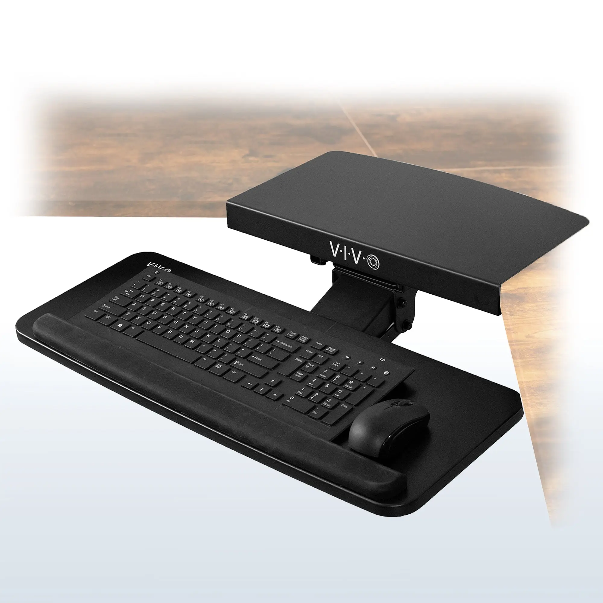 Adjustable Corner Desk Keyboard Tray for Computer Accessories, Office Equipment Use
