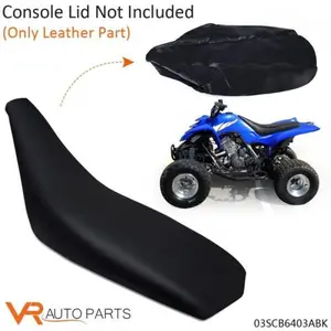 Fit For 01- 04 Yamaha Raptor 660 Standard ATV-Black Synthetic Leather Seat Cover
