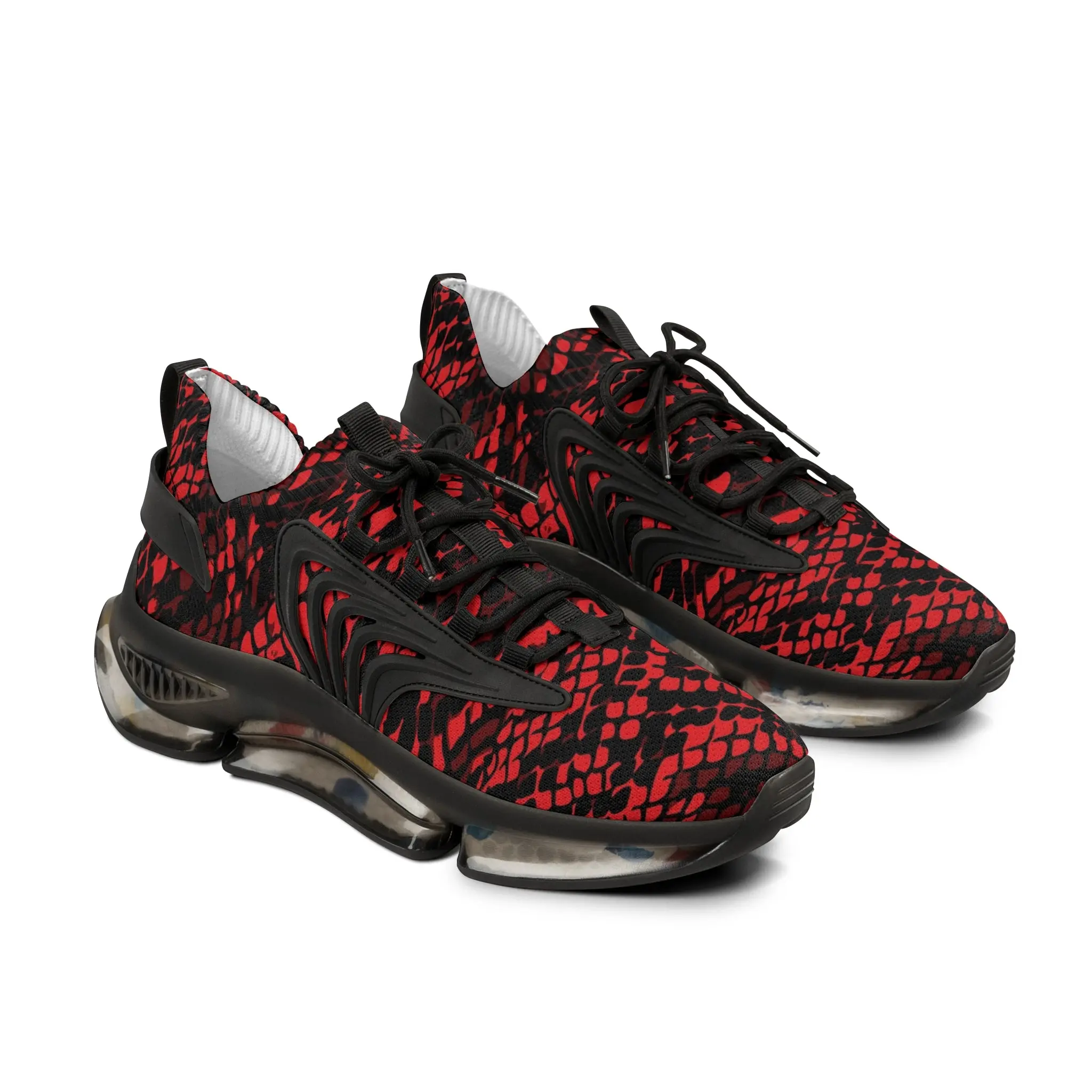 Manly Mania Snake Spartan Shoes Mesh Athletic Sneaker