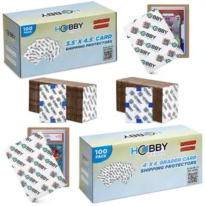 Cardboard Card Shipping Protector Bundle – 100 of Each Size