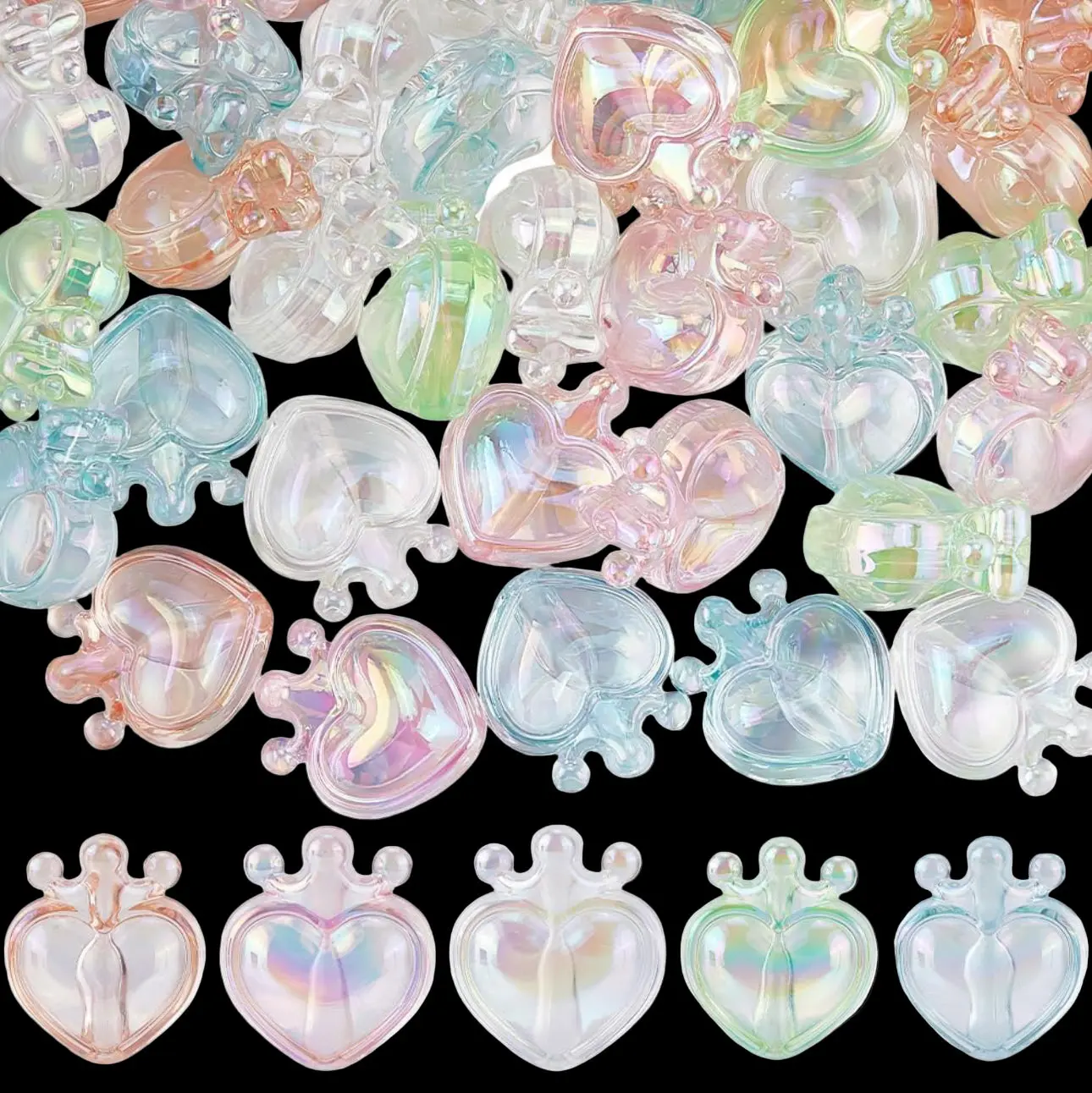 Sacred heart beads