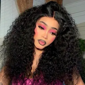 Beginner Friendly 1-Year Warranty Wavytalk Glueless Summer Beach Wave Wig with Invisible Drawstring 100% Human Hair 9x6 HD Closure Natural Hairline Pre Plucked Pre Cut Wear and Go Adjustable Wig Head