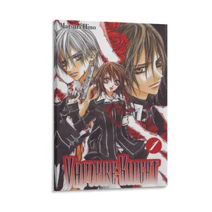 Vampire Knights Anime Poster. Canvas Wall Art Makes A Great Gift. Beautiful Painting for Decorating Walls. Poster Canvas Wall Art For Bedroom Decor Bar Office Room Decor Gift