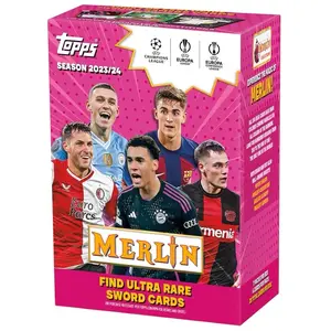 Topps Merlin Blaster Box - 2024 Soccer Trading Cards