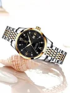 POEDAGAR New Luxury Woman Watch Waterproof Luminous Date Ladies Watch High Quality Stainless Steel Wristwatch Simple Women's Quartz Watches