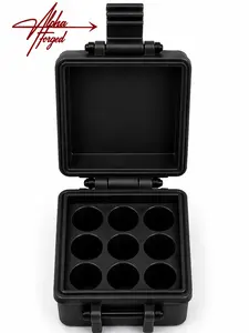 AlphaForged 3mL Vial Storage Mini – Holds 9 (16mm) Vials | Compact Organizer Case