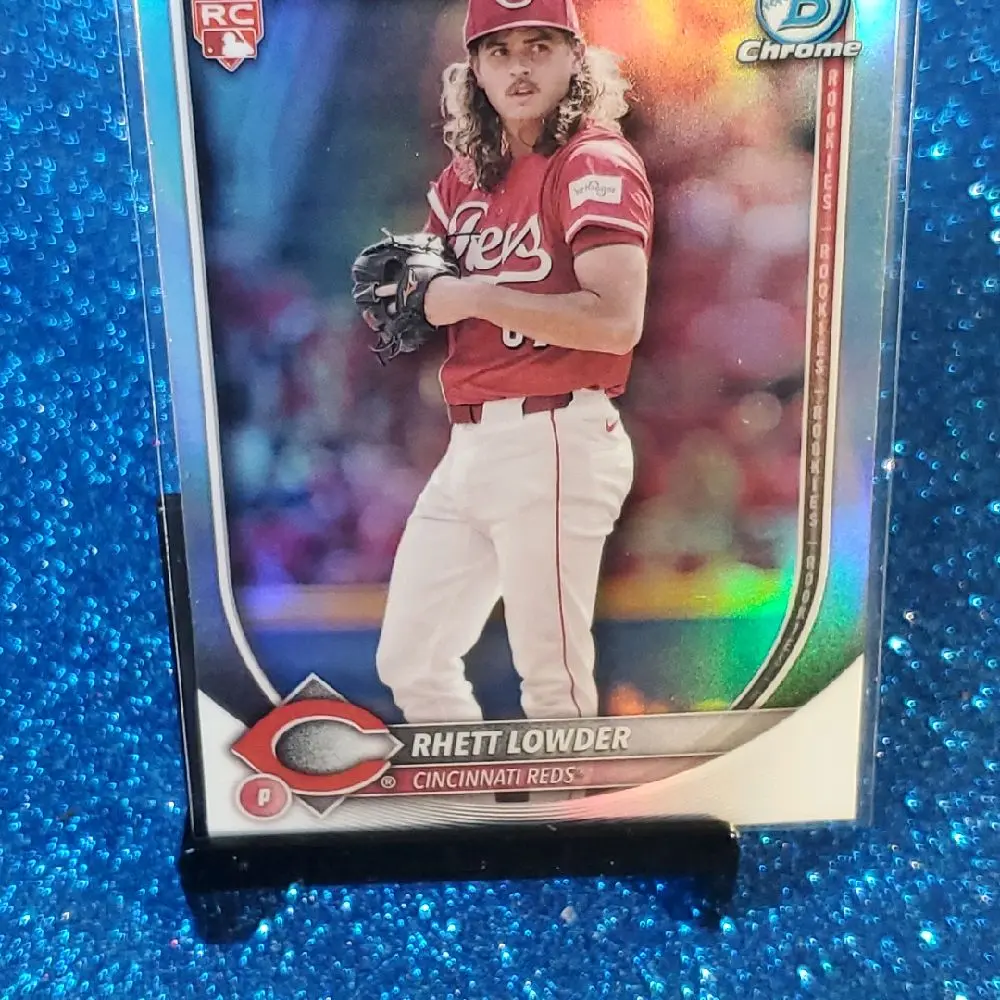 2025 Bowman Prospect Chrome #6 Rhett Lowder Refractor Red Cincinnati Reds Rookie