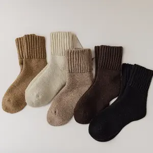 5 Pairs Women’s Warm Fuzzy Socks – Thick Knitted Plush Winter Socks, Cozy Fluffy Home Socks for Sleeping, Lounging & Cold Weather Comfort casual soft comfy warm sock