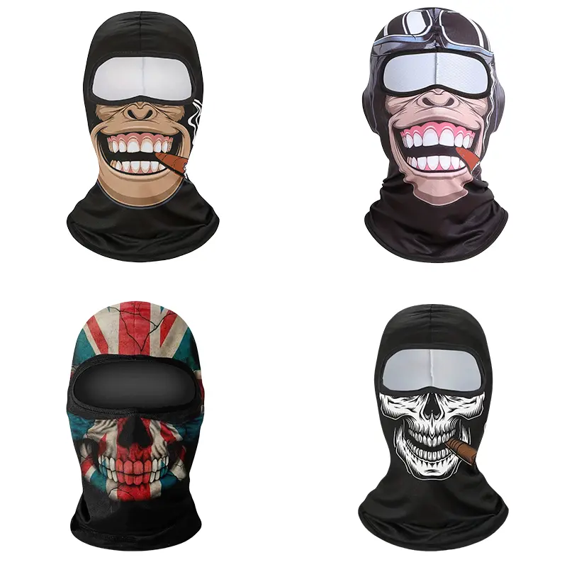3D Ear-Attached Kitty Ski Mask Full Balaclava - Motorcycle Protective Gear Accessories, Dustproof for Skiing, Halloween, Music Events, Animal Ears Design, Outdoor Dustproof Mask