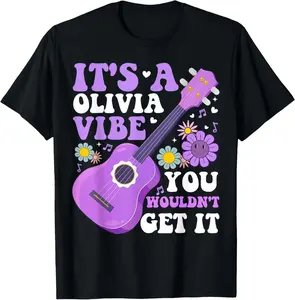 100% Cotton It's A Olivia Vibe You Wouldn't Get It Groovy T-Shirt