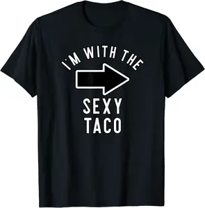 Couples Halloween Costume Shirts I'm With The Sexy Taco T-Shirt - Jessicajon Shop 27B07YMZ4P2S