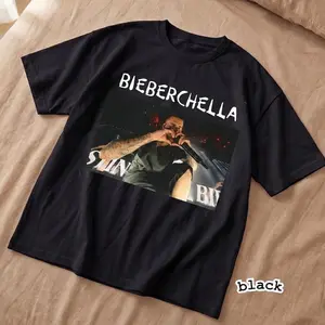 BIEBERCHELLA JB T-Shirt, JB Coachella Singing With you Shirt