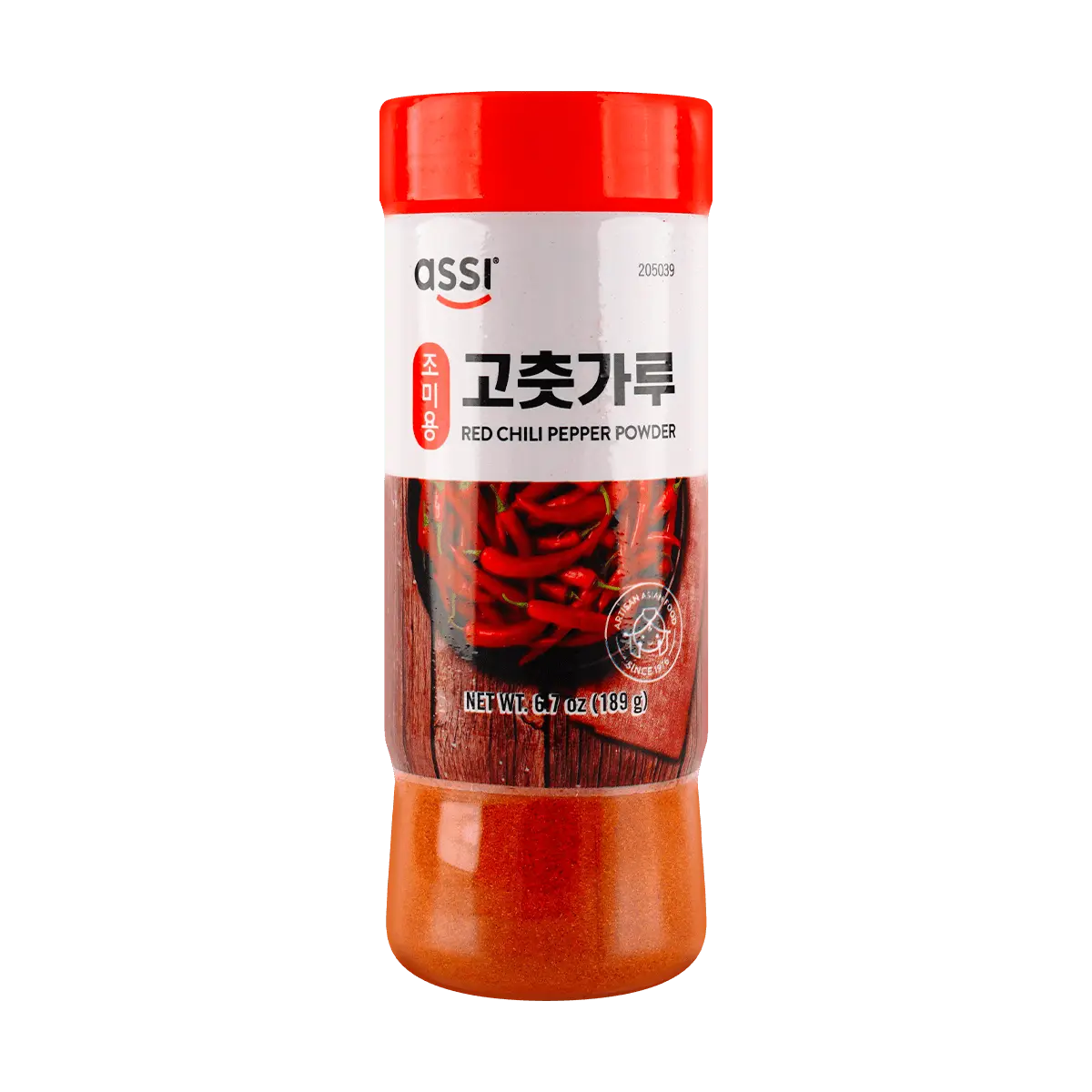 ASSI BRAND Korean Gochugaru Fine Powder 189g - Authentic Korean Chili Flakes for Kimchi, Stews & Seasoning