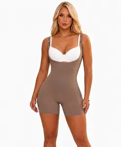 Seamless Cancun Cocoa Shaper - Basic Shapewear for Women - Short, Straps Included - Basic Style