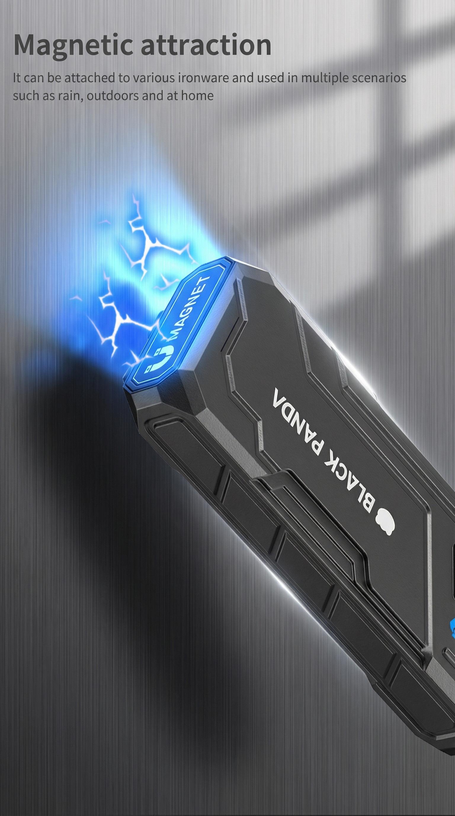 BlackPanda Mini Pocket Flashlight EDC, Ultra Bright Rechargeable water resistance Torch Light