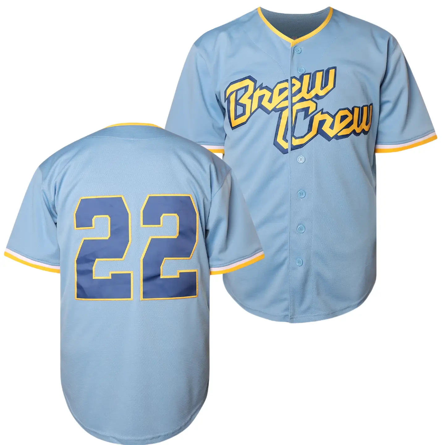 Men'S Baseball Jersey -Embroidered Logo, Lightweight & Breathable for Sports & Casual Wear, Baseball Jersey, Breathable Clothing Sportswear For Summer