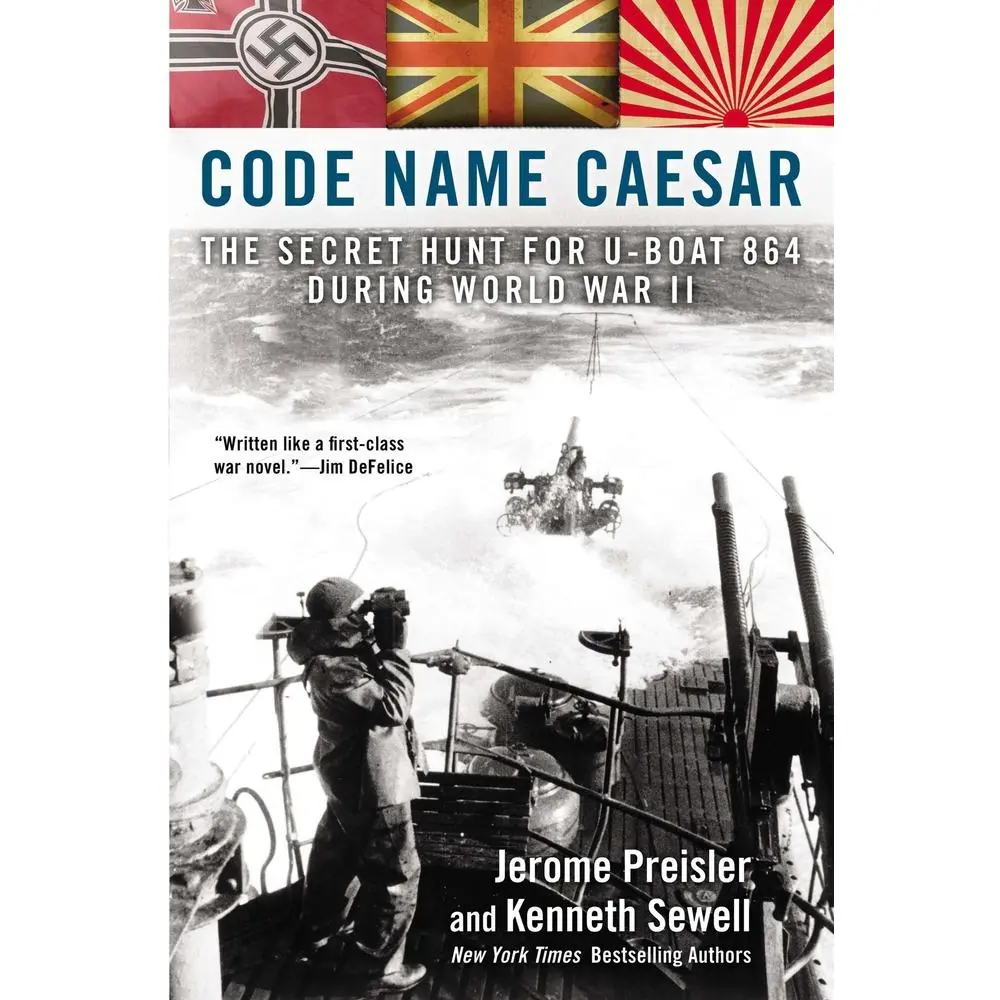 USED Book - Code Name Caesar: The Secret Hunt for U-Boat 864 During World War II by Preisler, Jerome (Paperback) - english