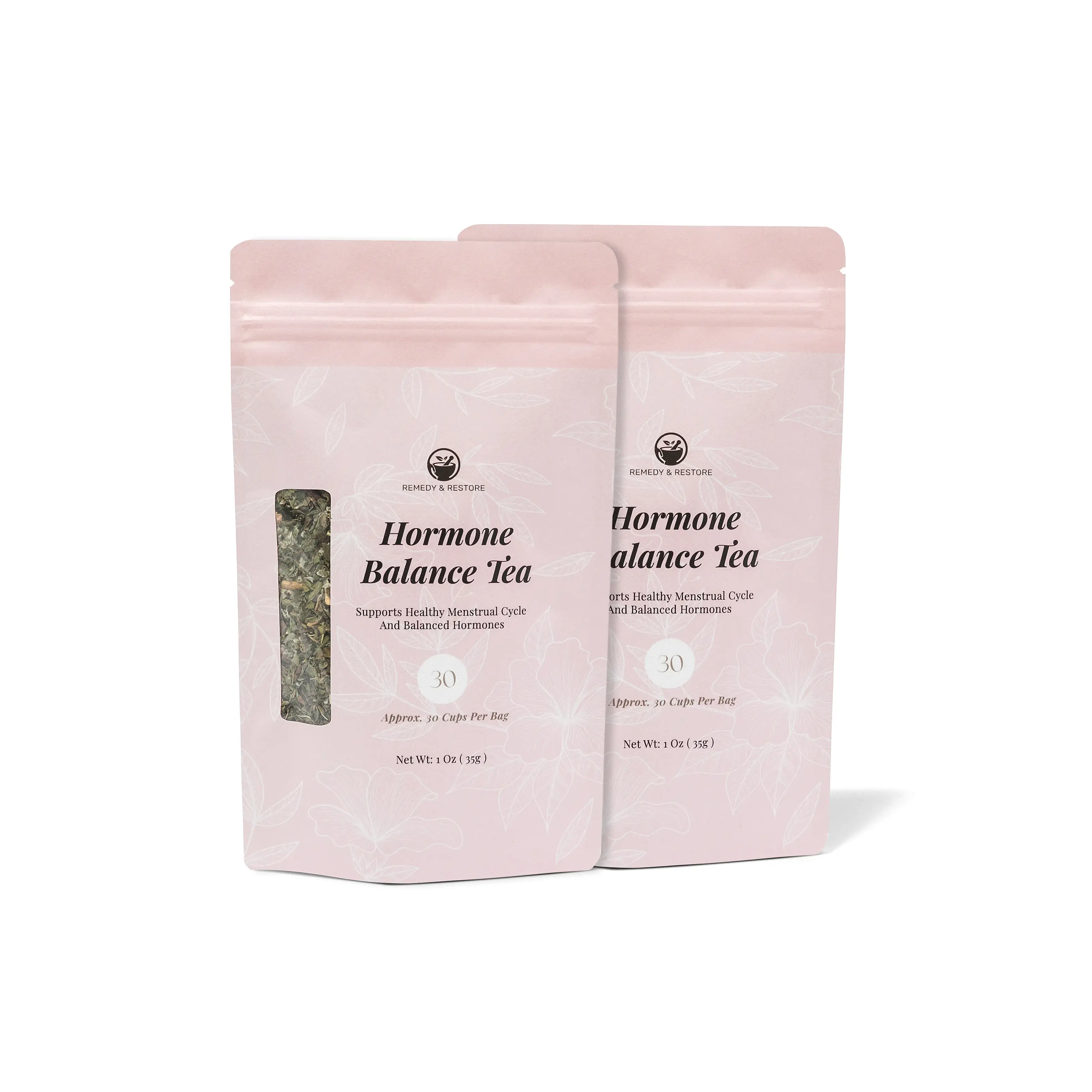 Hormone Balance Tea (2-Pack) – Supports PCOS, Hormonal Imbalances, Fibroids & Reproductive Health by Remedy & Restore