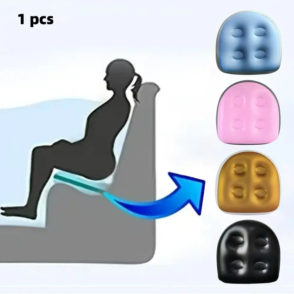 Inflatable Seat Cushion Spa Pad, Long Flight Airplane Seat Cushion, No Pump, Pressure Relief, Wheelchair Cushion for Tailbone and Hip Comfort, Enhanced Seat Cushion