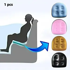 Inflatable Seat Cushion Spa Pad, Long Flight Airplane Seat Cushion, No Pump, Pressure Relief, Wheelchair Cushion for Tailbone and Hip Comfort, Enhanced Seat Cushion
