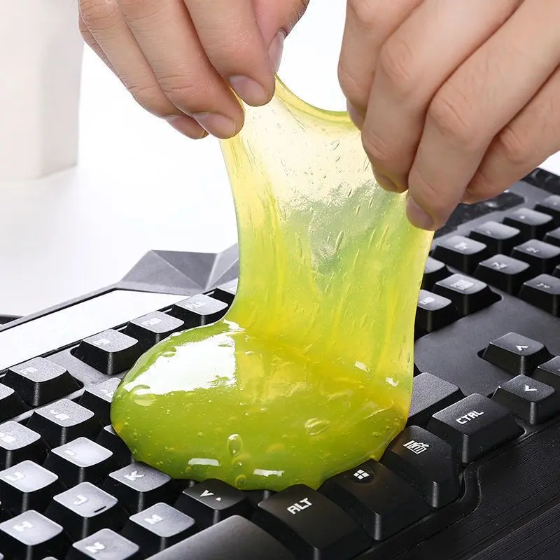 Car Cleaning Gel, Car Cleaning Slime, Reusable Non-Sticky Cleaning Putty, Viral Dust Remover for Car Air Vents, Dashboard, Cup Holder & Keyboard, Budget-Friendly, DealsForYou DFYD, summerwins restock