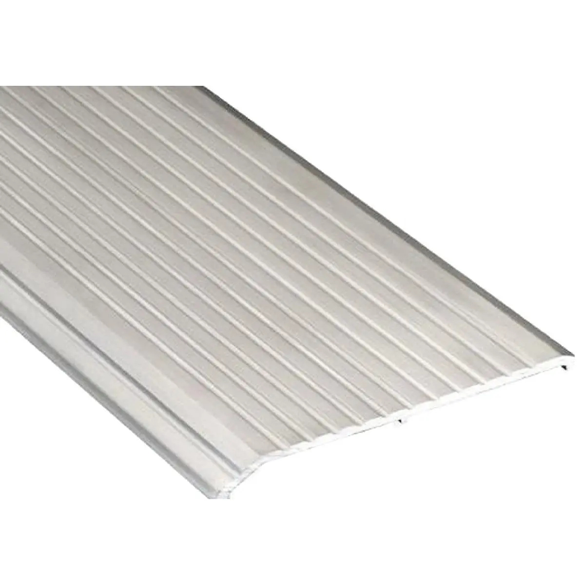 36 in. Pemko Aluminium Saddle Door Threshold - Barrier-Free Design, Mill Finish, Drip Caps Included, Minimizes Energy Loss, Protection by Diverting Water, Weatherproof Seal