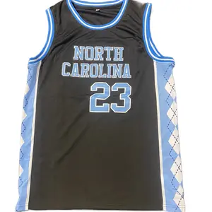 UNC #23 Reversible Unisex Basketball Jersey with Compression Wear
