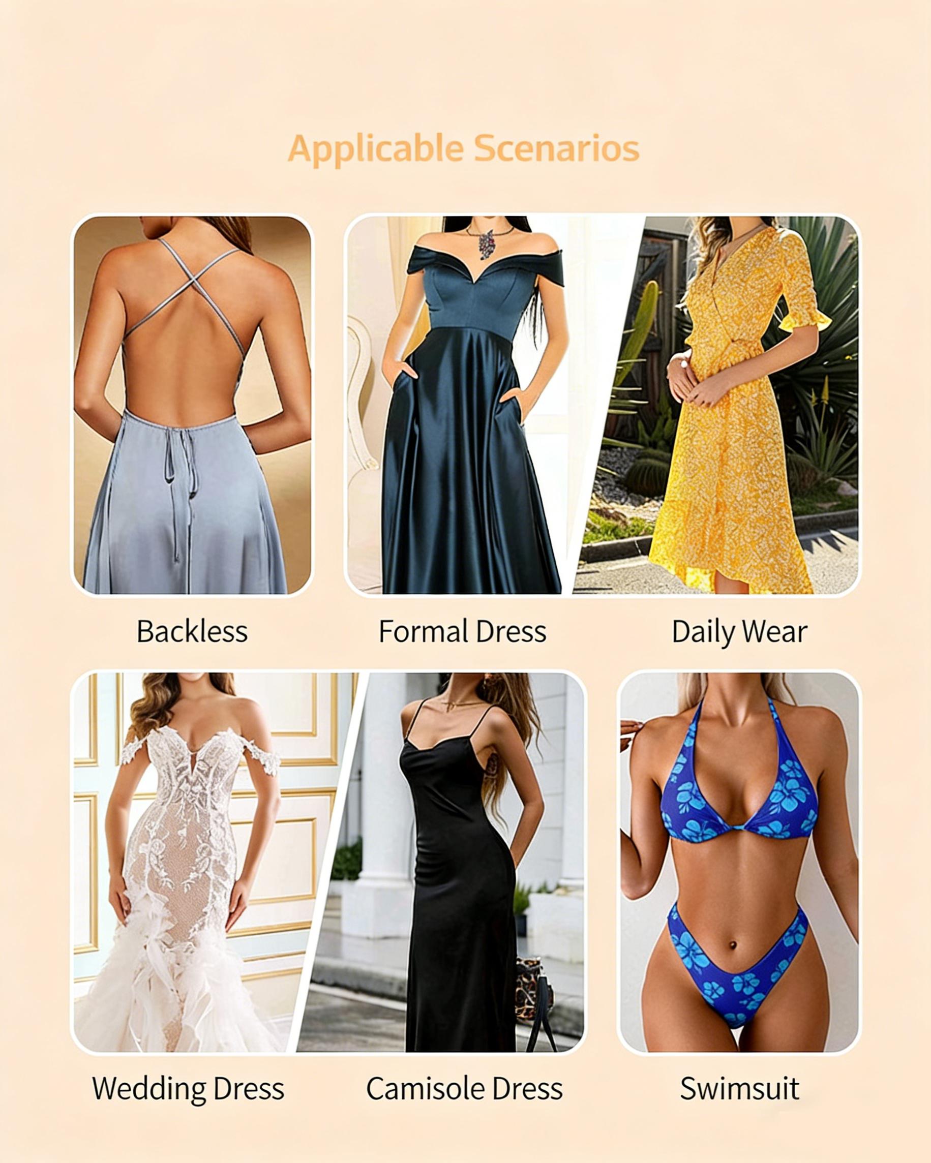 4-Pair Pack: Reusable Silicone Nipple Covers for Women — Adhesive-Free Center Design, Invisible Self-Adhesive Pasties, Seamless Nipple Concealers (8–10 cm)