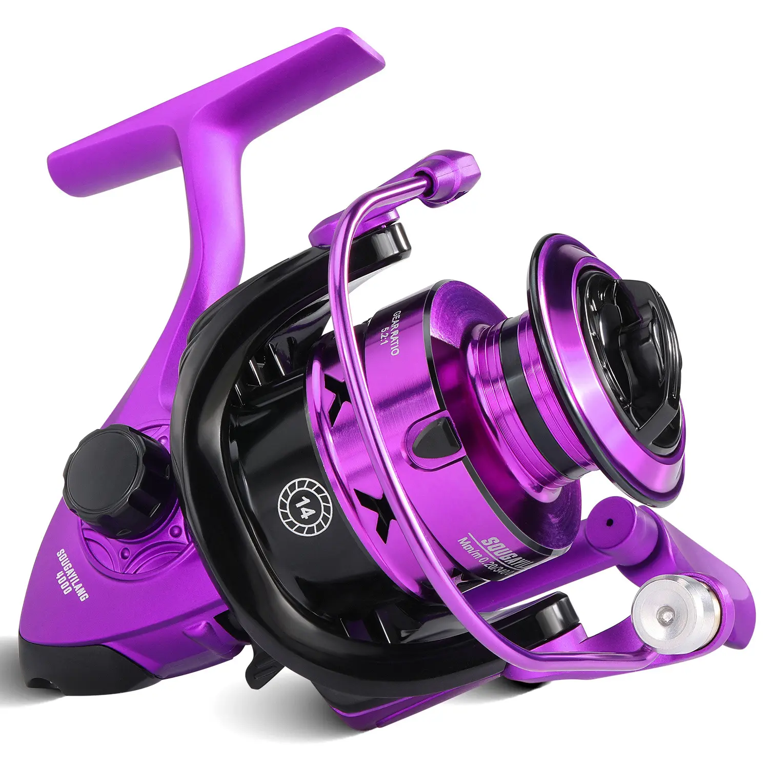 13 fishing purple reel A-13 Krazy 3 Series way braking system help you place baits with precision and winch fish in with maximum efficiency 13 Fishing Modus SZ2 Baitcast