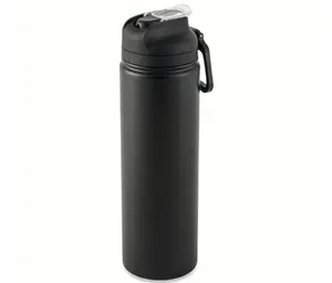 24 oz Stainless Steel Sip Water Bottle – Black