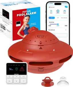 Inflva Smart Pool Alarm with WiFi & App Connectivity Real-Time Alerts LED Monitoring for Inground & Above Ground Pools Housewarming Gift for Pool Owners