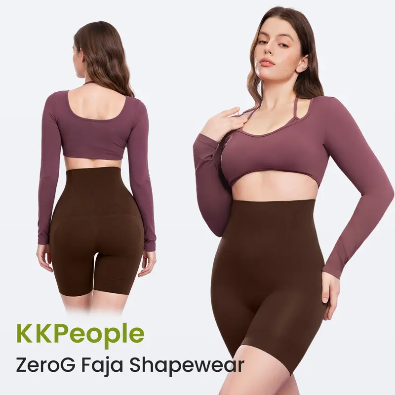 [KKPeople ZeroG Faja Shapewear]  Women's Tummy Control Butt-Lifting Shapewear, Sexy and Comfortable High-Waist Body Sculpting Garment Womenswear Compression