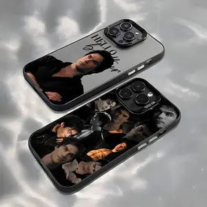 Customized Silicone The Vampire Diaries Damon Smartphone Casing, Anti-Fall Matte Acrylic Cover, Handheld Phone Accessories for iPhone 17, 16e, 16, 15, 14, 13, 12, 11 Pro Max, X, XS Max, Plus Models