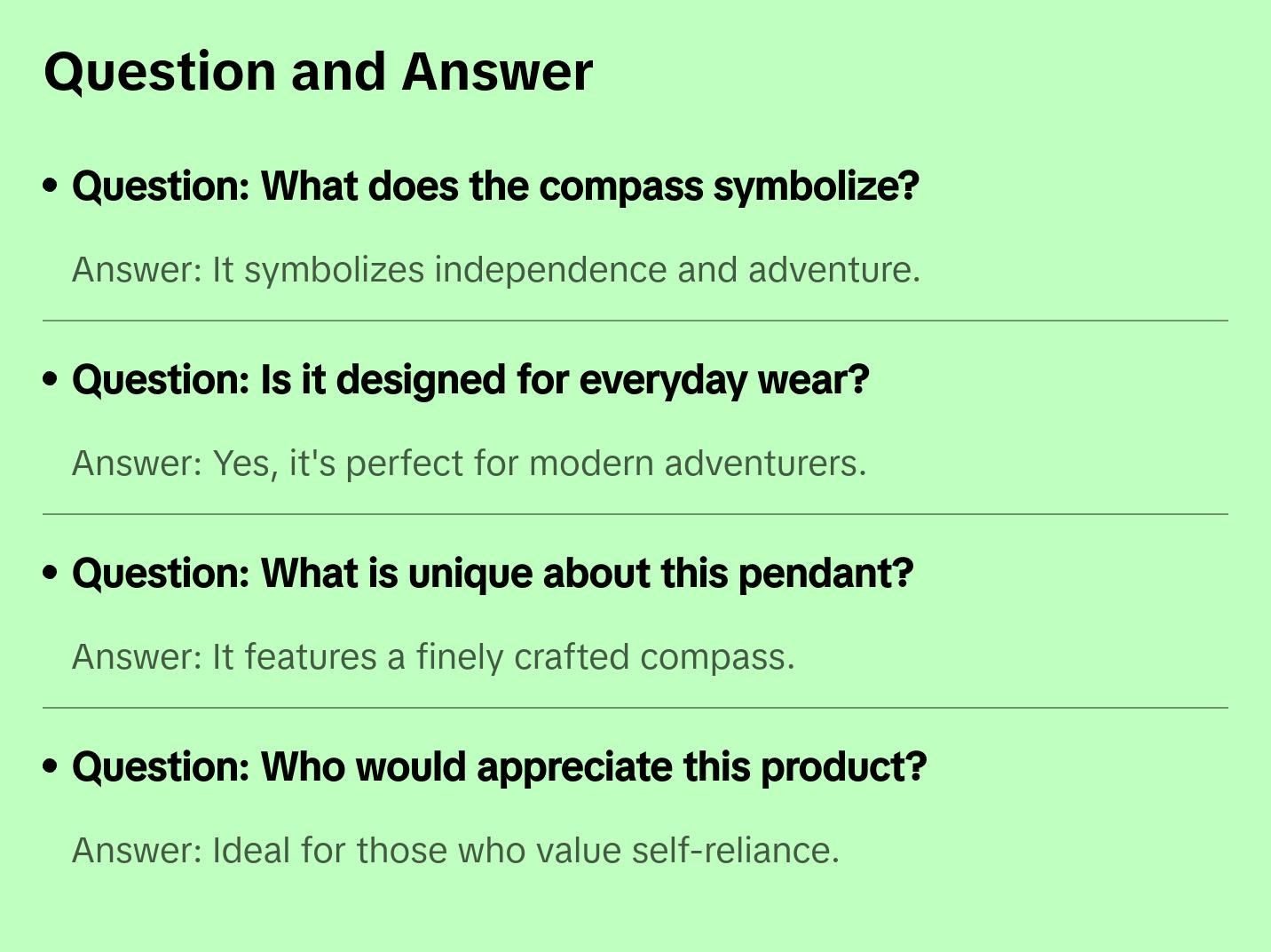 Lone Explorer- Stainless Steel Chain with Compass Pendant - Single Pendant for Independence and Adventure