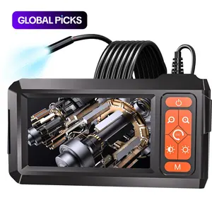 Industrial Endoscope Camera with Light, 4.3 Inch Screen, 8mm Diameter Len, Ip67 Waterproof, 2600mah Battery, Car Pipeline Hvac Wall Inspection, Diagnostic Tool, Gift for Men #GLOBAL PICKS