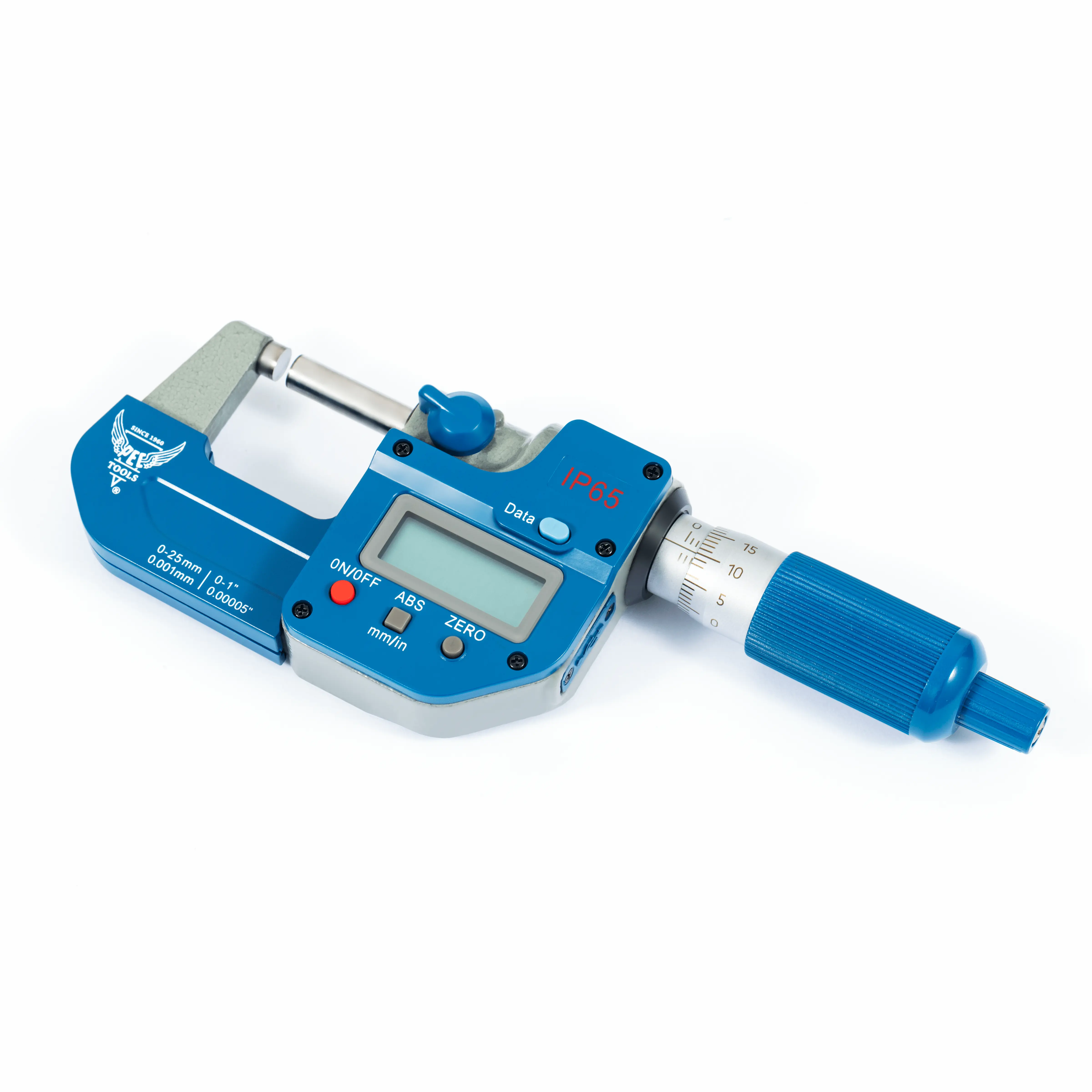 IP67 Digital Micrometer 0-1" / 0-25mm | PEC Tools