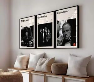 The Godfather Movie Poster Set of 3 Print, Film Posters, Movie Wall Art, Personalized Movie Posters, Movie Fan Gift