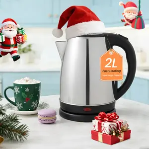 2L Stainless Steel Water Kettle ,Large Capacity,No Refills Needed. Seamless Design-Safe,Quick heating ,Auto shut-off