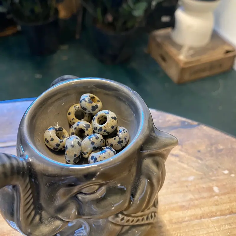 Natured Hueman “Dalmatian Stone”Beady Beads