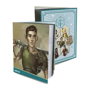 Critical Role Bells Hells Orym of the Air Ashari RPG Folio with Stickers