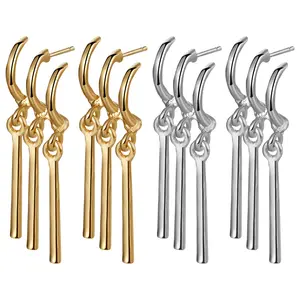 OIDEA Roronoa Zoro Character Shaped Cosplay Earrings for Men - Stainless Steel Post Dangle Drop Anime Jewelry Gift for Women, Character Shaped Earrings