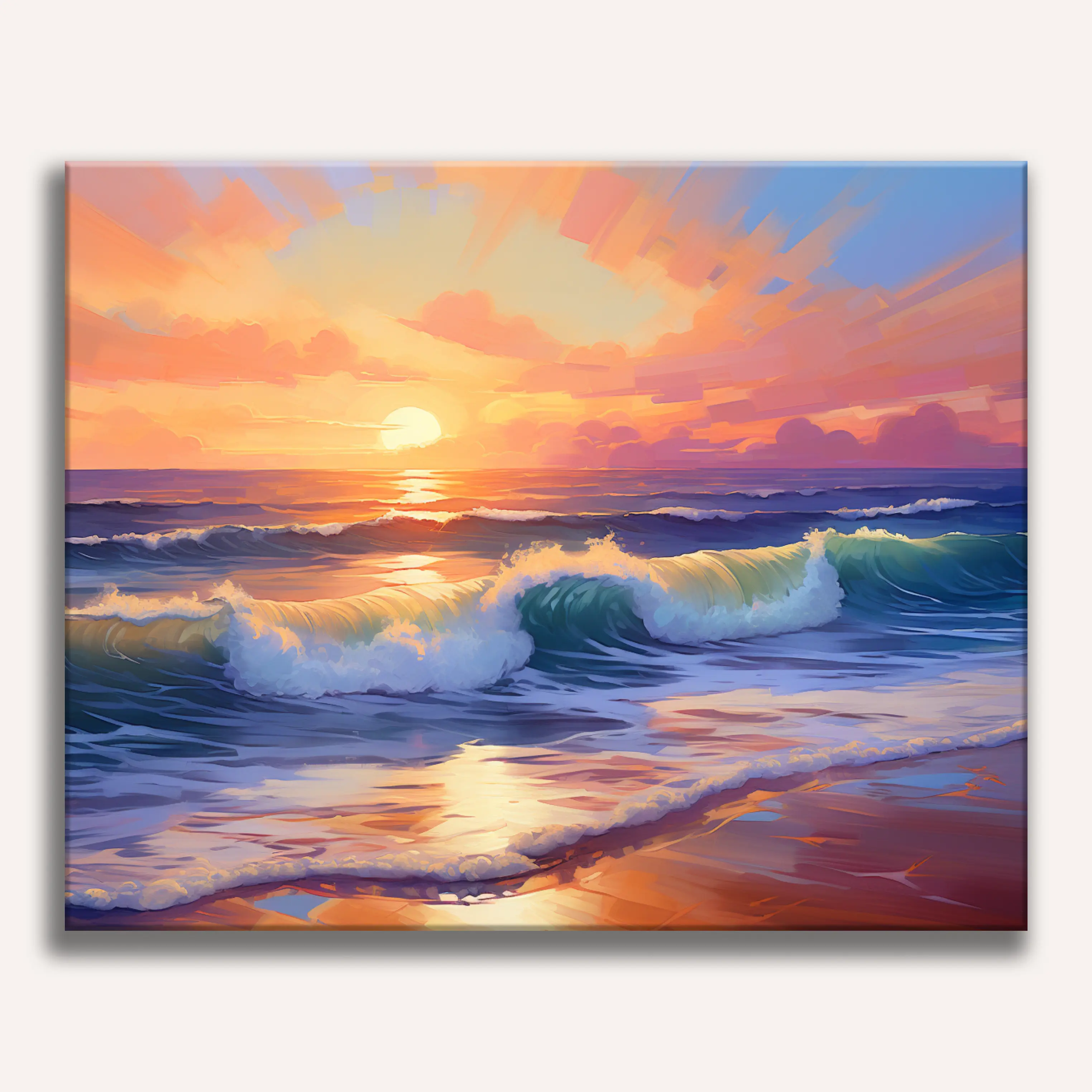 Sunset Surf Paint by Numbers Kit