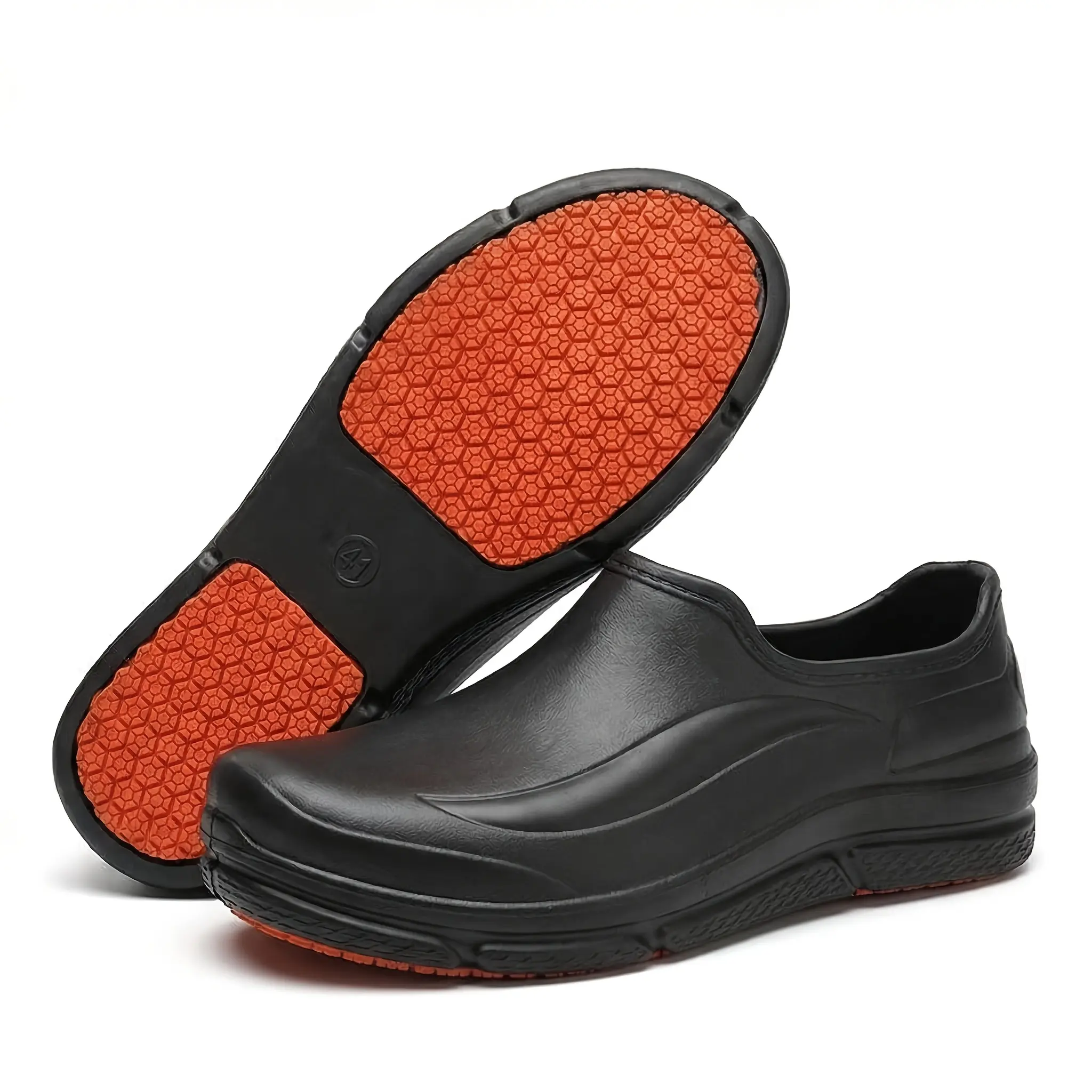 Non-Slip Unisex Wear-Resistant Low-Top Waterproof Kitchen Shoes For Men, Outdoor Versatile Casual Work Shoes, Standing All Day Food Service Restaurant Hospital Garden Seaside Easy To Clean Durable